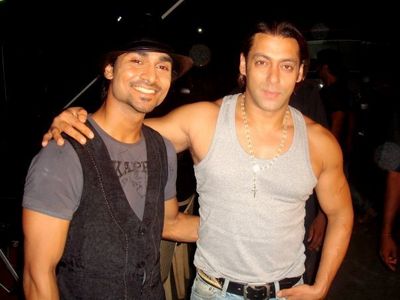 Salman with Salman from Dance India Dance 
